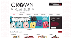 Desktop Screenshot of crowncamerashop.com